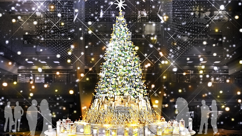 横浜ランドマークタワーでクリスマスイベント開催！ドッグヤードガーデンではイルミネーションも