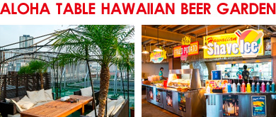 ALOHA TABLE HAWAIIAN BEER GARDEN