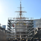 帆船日本丸が20年ぶりに大改修！日本丸の船底とドライドックの様子を大公開！