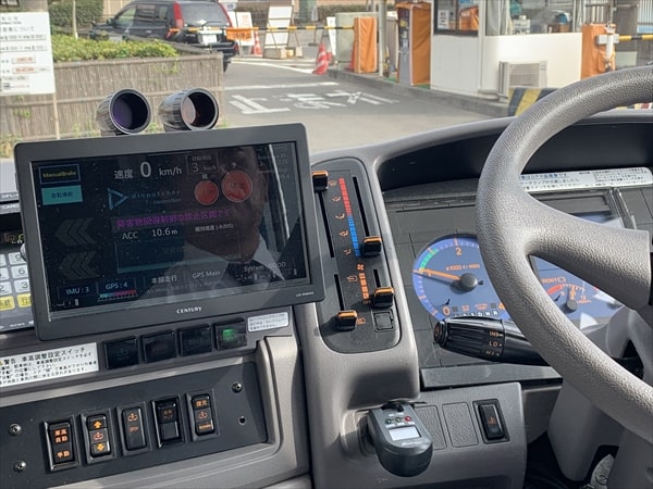 江の島の自動運転バスの実証実験