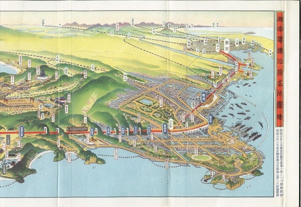 京急線戸部駅～日ノ出町駅間のトンネルのカーブ