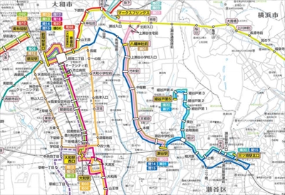 中央 交通 図 神奈川 路線