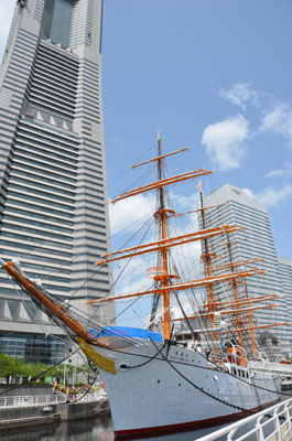 みなとみらいにある帆船日本丸は今でも帆走できるのか はまれぽ Com 横浜 川崎 湘南 神奈川県の地域情報サイト